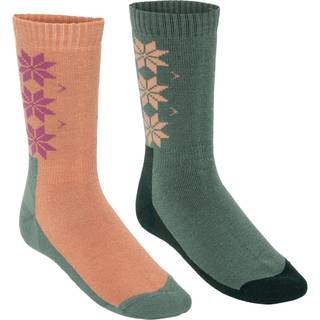 Kari Traa KT Wool Sock Uldsokker 2pk - Murk Green - Murk Green / 36-38