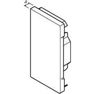 Hager Endestykke stål for brs65210 ve