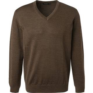 Maerz Herren Pullover braun unifarben