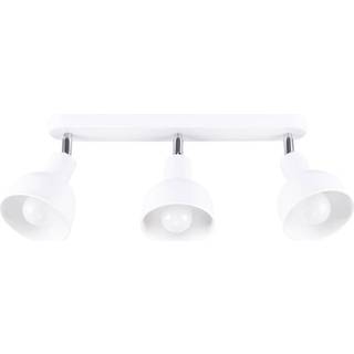 Loftlampe Elba, 40 cm, 3 lyskilder, hvid, metal, E27