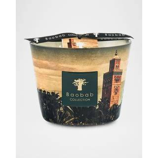 Baobab Collection Candlelight And Scents - 'Orientalist Koutoubia' candle, small, brown and green in Multicolor Glass & wax