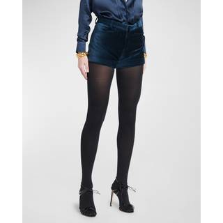 Tom Ford Velvet shorts - blue - S/M