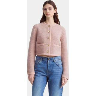 Altuzarra Napoline knitted cropped jacket - pink - L