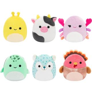 Micromallows 6-pak Plys Squishmallows squishville Bamser 748014