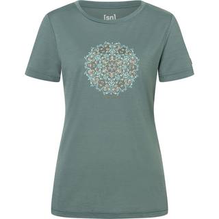 super.natural Women's Ornament Tee Balsam Green/light Jade/copper, L