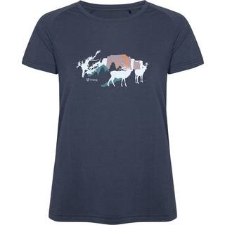 Urberg Women's Printed Tree Tee Blue Nights, XL