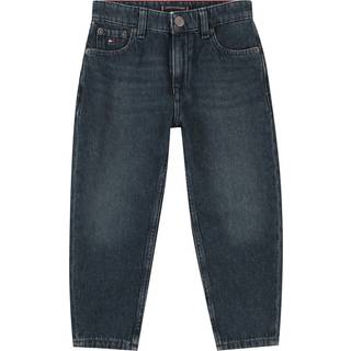 Green-Cast Wash Tapered Jeans