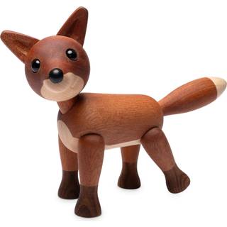 Spring Copenhagen Foxy Træfigur Ræv - Træfigurer Mahogni Rød - 2143-FSC
