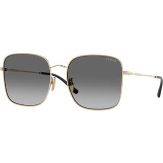 VOGUE EYEWEAR Kvinde VO4327SD 848/11 Solbriller Metal Guld Grå Firkantet Normal Skygge