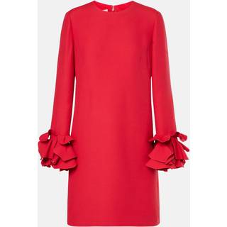 Valentino Crepe Couture ruffled minidress - red - XS