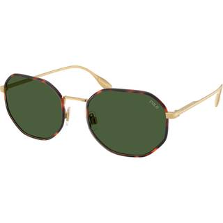 Polo Ralph Lauren Mand PH3157 947771 Solbriller Metal Guld Grøn Pillow Normal