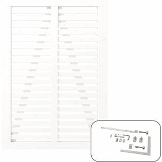 PLUS Harmoni enkeltlåge inkl. beslag, hvid/nåletræ - 100 x 140 cm