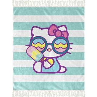 Hello Kitty Popsicle 50 x 60 tommer strandkast med kvaster