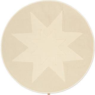 Ferm Living Vela Star Juletræstæppe Ø120 Cm - Juletræsfødder & Juletræstæpper Bomuld Natural - 1104269834