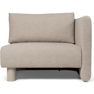 Dase Sofa Armrest Right - Soft Bouclé - Natural