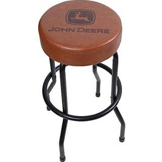 Plastolor 004746R01 John Deere Logo Garage Stool Black W/Deere Logo