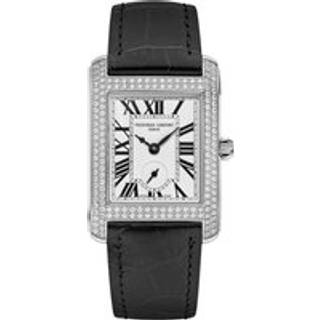 Frederique Constant FC-235S2D6 Damenuhr Klassik Karree 158 Diamanten 25mm 3ATM