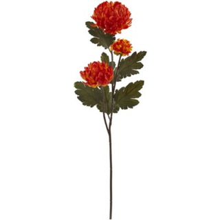 29 Chrysanthemum kunstig blomst (sæt af 12)