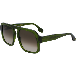 Victoria Beckham Kvinde VB674S 302 Solbriller Acetat Grøn Firkantet Normal