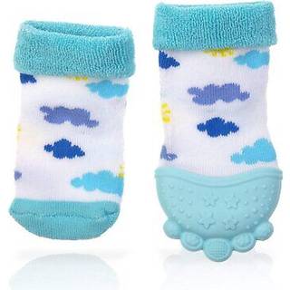 Nuby beroligende teether sok lilla sommerfugl 5 """"