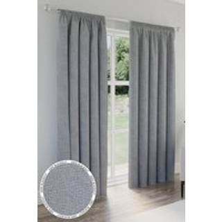 Enhanced Living Enhanced Living Grey Dallas Blackout Thermal Pair of Tape Top Curtains