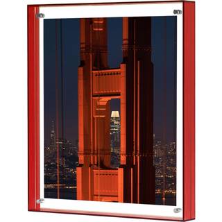 Mfoffice 8x10 Billeder Ramme Bedøvelse Farve Akryl Flydende fotoramme Brug som 8x10 8x8 6x8 Billedramme og akrylbakke Horisontale og lodrette for