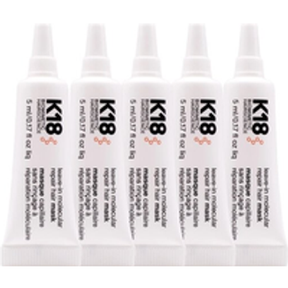 K18 Leave-in Molecular Repair Hair Mask 5-Pack 5 ml 5 stk.
