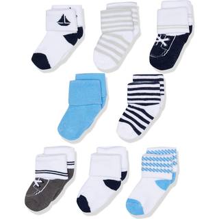 Hudson Baby Baby Boys Cotton Rich Newborn og Terry Casual Socks Nautical 6-12 m?neder os
