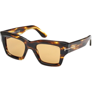 TOM FORD Mand FT1154 ILIAS 52E Solbriller Acetat Firkantet Normal