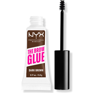 NYX Professional Makeup The Brow Glue Øjenbrynsgel Skygge 04 Dark Brown 5 g - 5 g
