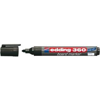 Edding 360-001 sort board marker, rund spids 1,5-3mm(10stk.)