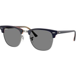 Ray - Ban Unisex RB3016 CLUBMASTER 1278B1 Solbriller Acetat Grå Grå Firkantet Normal