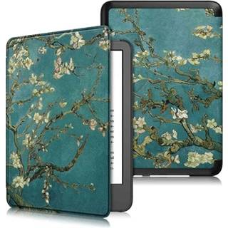 Amazon Kindle 11th Gen (2022) Smart Folio Cover - Hvide blomster