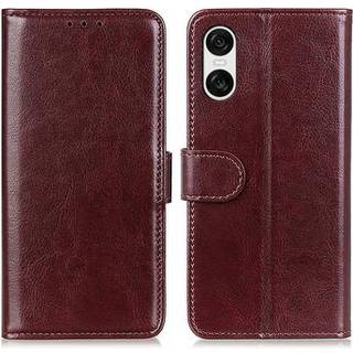 Sony Xperia 10 VI Pung med Magnetisk Lukning - brun