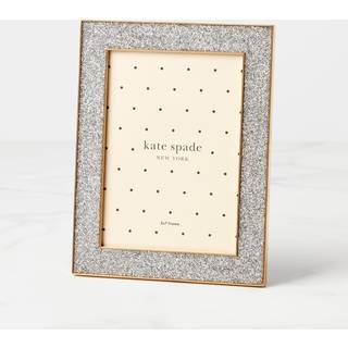 Kate Spade New York 897450 Sitter Pretty 5x7 Silver Glitter Frame