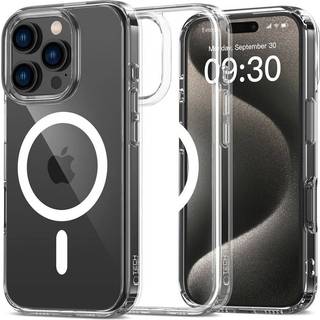 iPhone 16 Pro Max Tech-Protect Flexair Hybrid Bagside Cover - MagSafe Kompatibel - Gennemsigtig