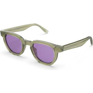 Retrosuperfuture Unisex YRS Certo Fragment Solbriller Acetat Grå Violet Rund Normal