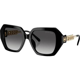 Michael Kors Kvinde MK2232U SOUTH BEACH 30058G Solbriller Acetat Sort Grå Firkantet Normal Skygge