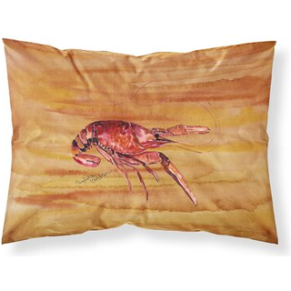"""" Caroline's Treasures 8232Pillowcase Crawfish Moisture Wicking Fabric Standard Pillowcase Large Multicolor """"