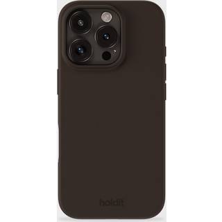 Holdit iPhone 16 Pro Soft Touch Silikone Cover - Chocolate