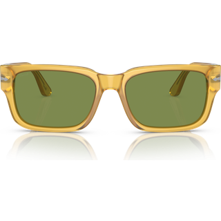 Persol Mand PO3315S 204/4E Solbriller Acetat Gul Grøn Firkantet Normal