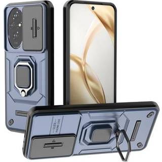 Honor 200 Roterende Ring Hybrid Cover med Kameraskjold - Blå