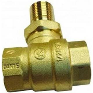 Dante Products Straight Quarter Turn Ball Valve 3/4 """" Messing (BVS2)