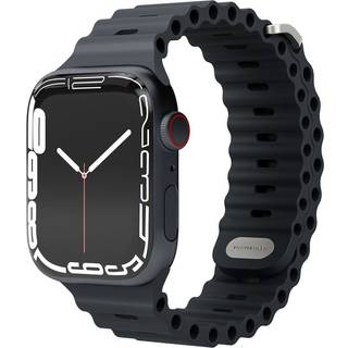 Vonmählen Apple Watch (38/40/SE/41/42mm) Wave Band 2 Genanvendt Silikone Rem - Blå