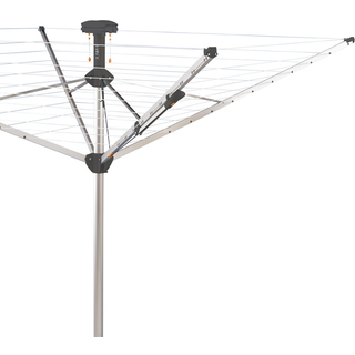 JUWEL Comfort Plus 600 paraply tørrestativ, aluminium, 175 x 208 cm
