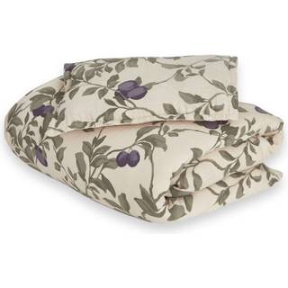 Garbo & Friends Plum Muslin Sengesæt 100x130 + 35x55 Cm - Børnesengetøj Bomuld Beige - GF147022-8000-22SE