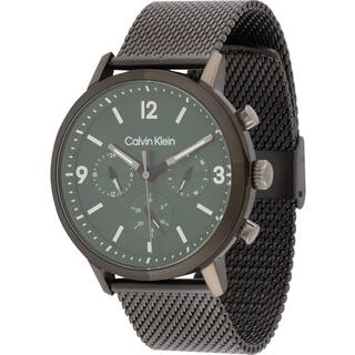 Multifunction Mesh Bracelet Watch - Black - One Size
