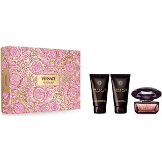 Versace Crystal Noir gavesæt 50ml EDP + 50ml Body Lotion + 50ml Shower Gel