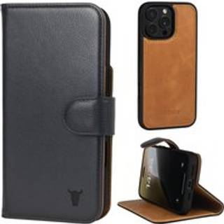 iPhone 16 Pro Max Leather Wallet Case (with Detachable Cover & MagSafe Compatible) - TORRO Signature / Black