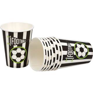 Fodbold papkrus 8 stk.